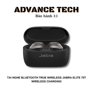 Tai Nghe Bluetooth True Wireless JABRA Elite 75T Wireless Charging Sạc Không Dây {BẢO HÀNH ĐỔI MỚI}