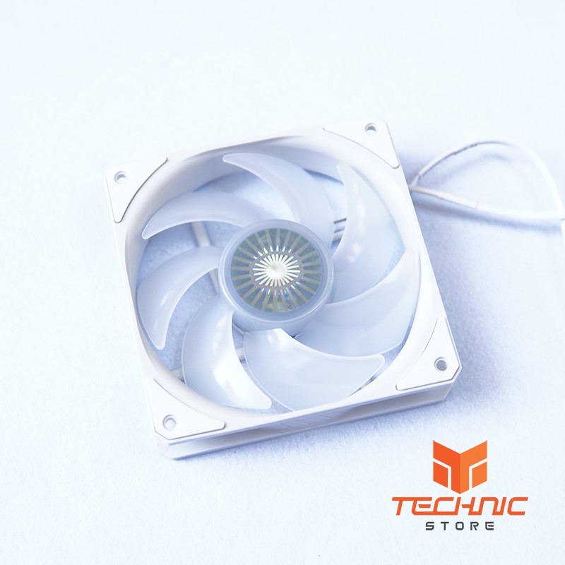 Quạt tản nhiệt Cooler Master SickleFlow 120 ARGB - White Edition