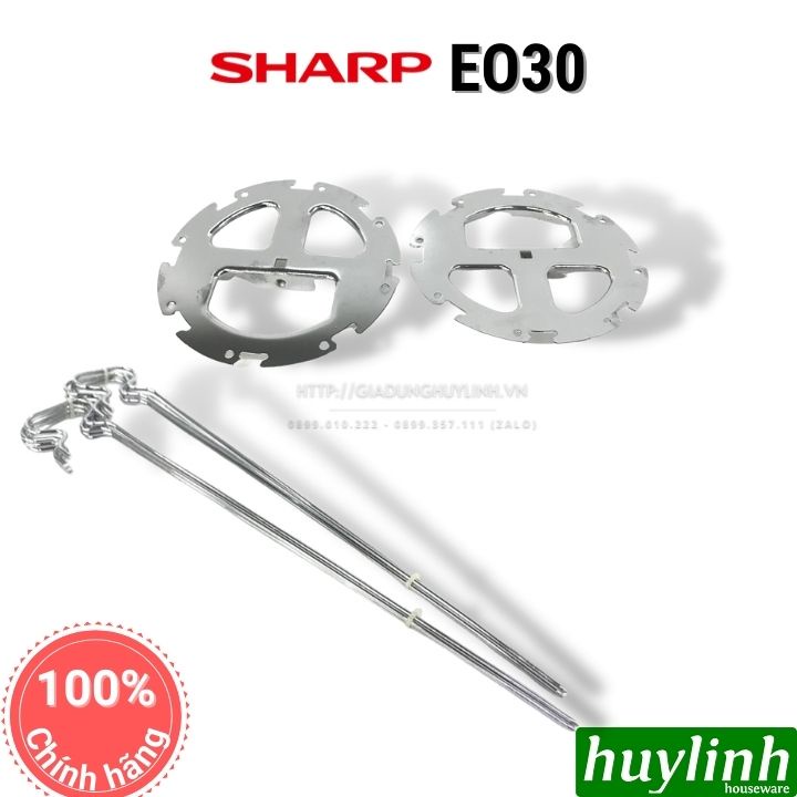 Bộ phụ kiện lò nướng sharp gồm vỉ nướng và 8 xiên quay EO30 - EO10