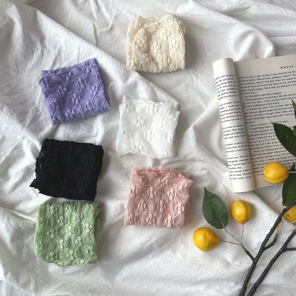 Tất lưới ren hoa mềm mại thoáng khí nhiều màu dễ thương thời trang xuân hè cho nữ