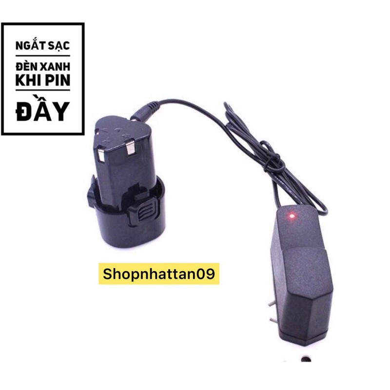 sạc pin  - Pin - Bộ sạc pin Máy  Khoan Cầm Tay 12 V Li-Ion 1500mAh, pin máy khoan, pin 12v