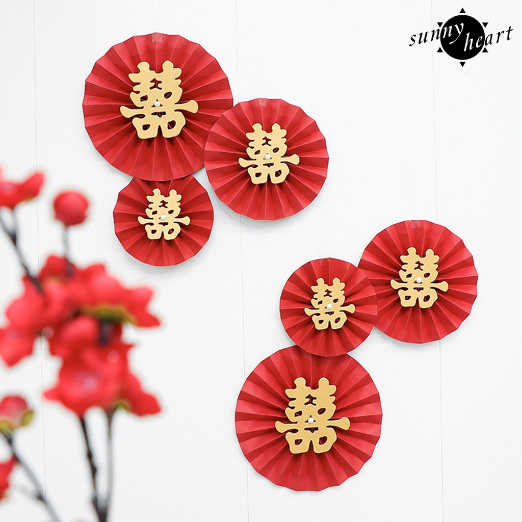 Quạt Giấy Treo Tường Phong Cách Trung Hoa