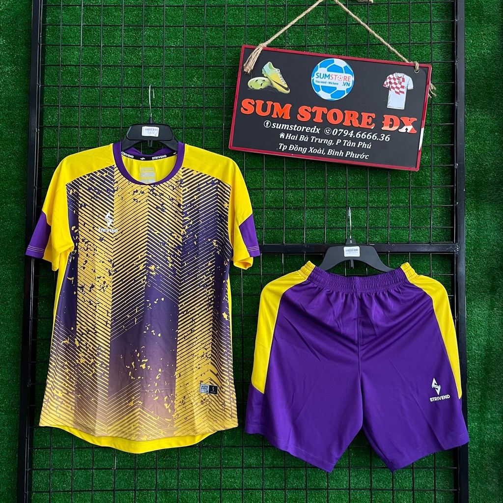 Quần Áo Bóng Đá Không Logo Chính Hãng Strivend V1 (6 Màu) - Đồ Thể Thao Nam Nữ Cực Hot 2022
