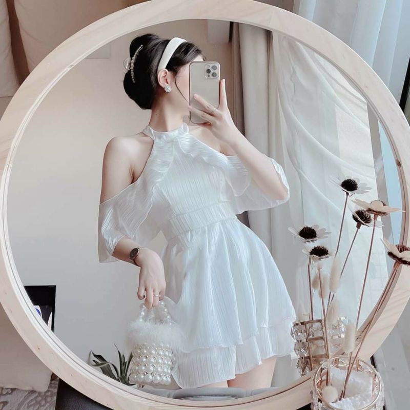 Đầm váy dạo phố cổ yếm xinh xắn Mincy Dress