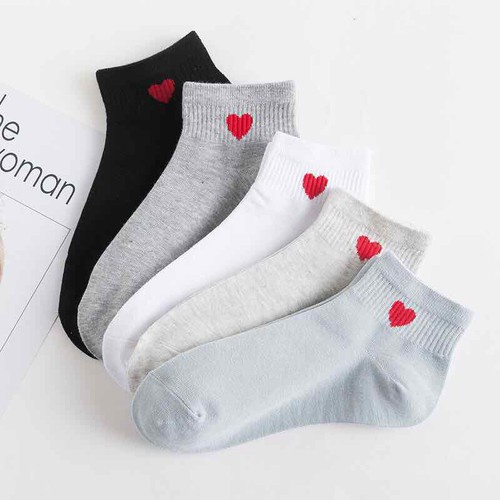 Tất tim cá tính cổ ngắn phong cách HQ