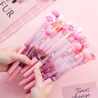 Bút bi mực nước thân kim tuyến nhũ