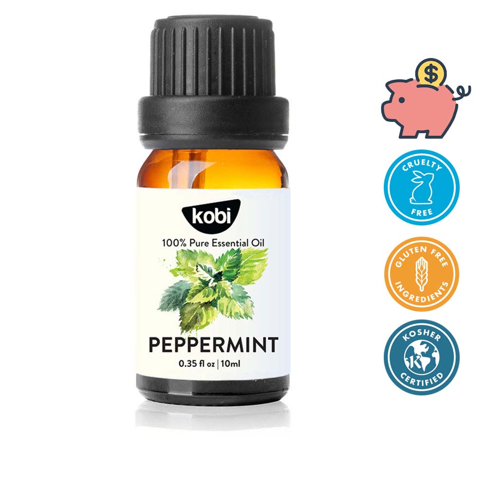 Tinh dầu Bạc Hà Kobi peppermint essential oil giúp thơm phòng, giải cảm, đuổi chuột hiệu quả - 10ml