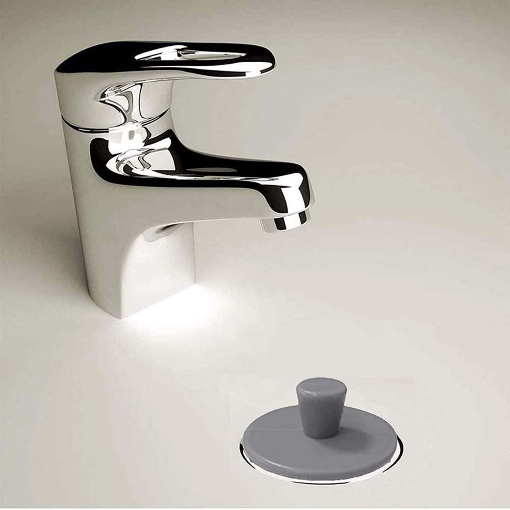 Nút Chặn Lỗ Thoát Nước Bồn Rửa Chén / Bồn Tắm Bằng Silicon Màu Đen Thông Dụng