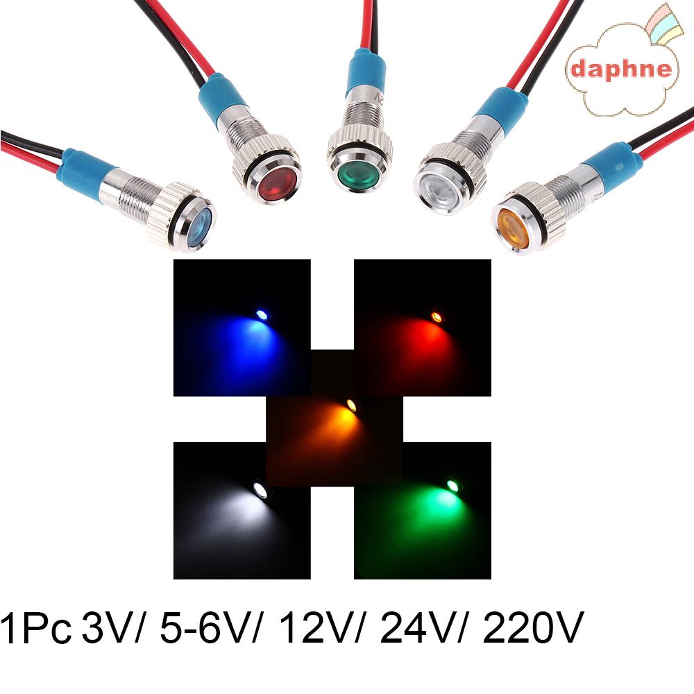 DAPHNE 1 Đèn Led Tín Hiệu Chống Nước Nhiều Màu 3v 5v 6v 9v 12v 24v 220v