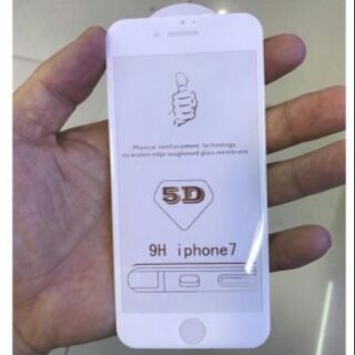 Miếng dán kính cường lực Full màn 5D xịn IPhone 7 đủ màu