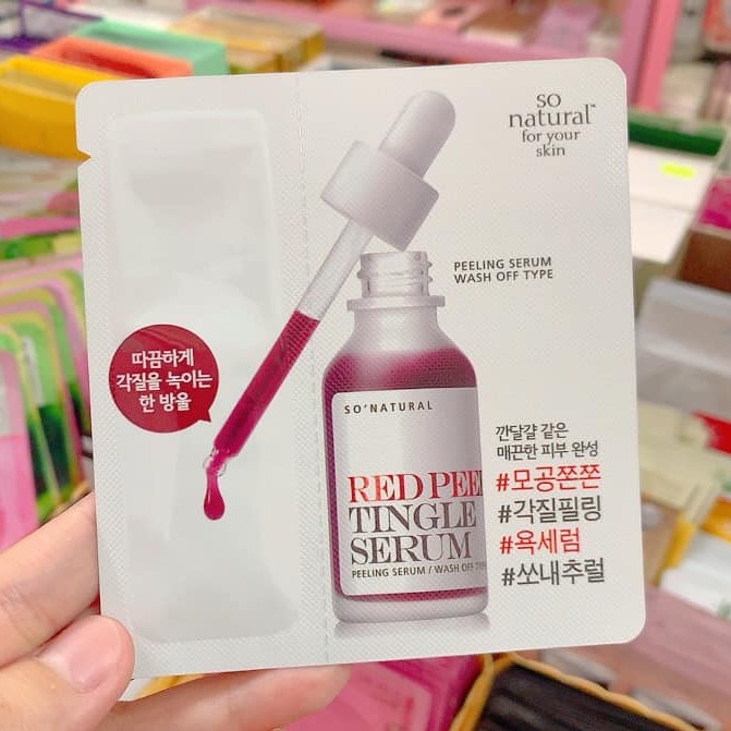 Serum Thay Da Sinh Học Red Peel Hàn Quốc - SAMPLE Peel Da Sinh Học - Tẩy Tế Bào Chết Redpeel