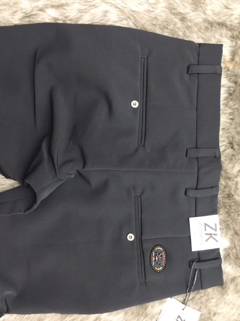 Quần Tây Âu Màu Xám Đen Ống Côn Vải Giản | BigBuy360 - bigbuy360.vn