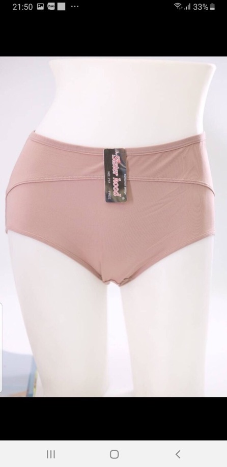 Size 85-100kg Quần lót Bigsize Thái Lan Cotton Lạnh 737