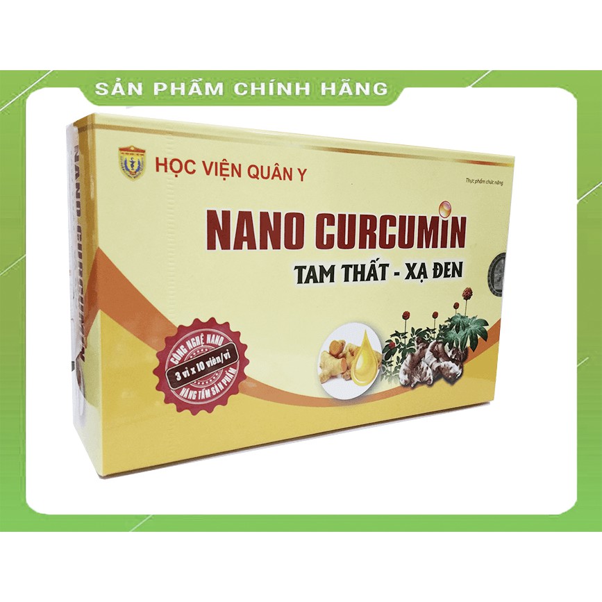 Nano Curcumin tam thất xạ đen - Học viện quân y