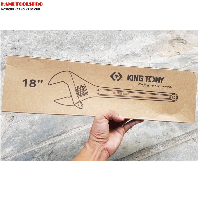 Mỏ lết xi trắng 15 inch Kingtony 3611-15HR