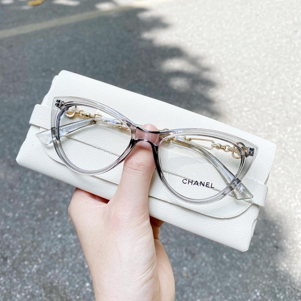 Gọng kính mắt mèo thời trang nữ Chilistore Gọng kính cận nữ 3386