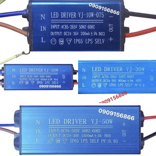 CHẤN LƯU NGUỒN DRIVER CHO CHÍP LED 50W 30W 20W 10W - 36V