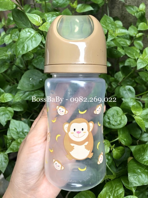 Bình sữa cổ rộng 250ml ATTOON - Nhập khẩu TháiLan