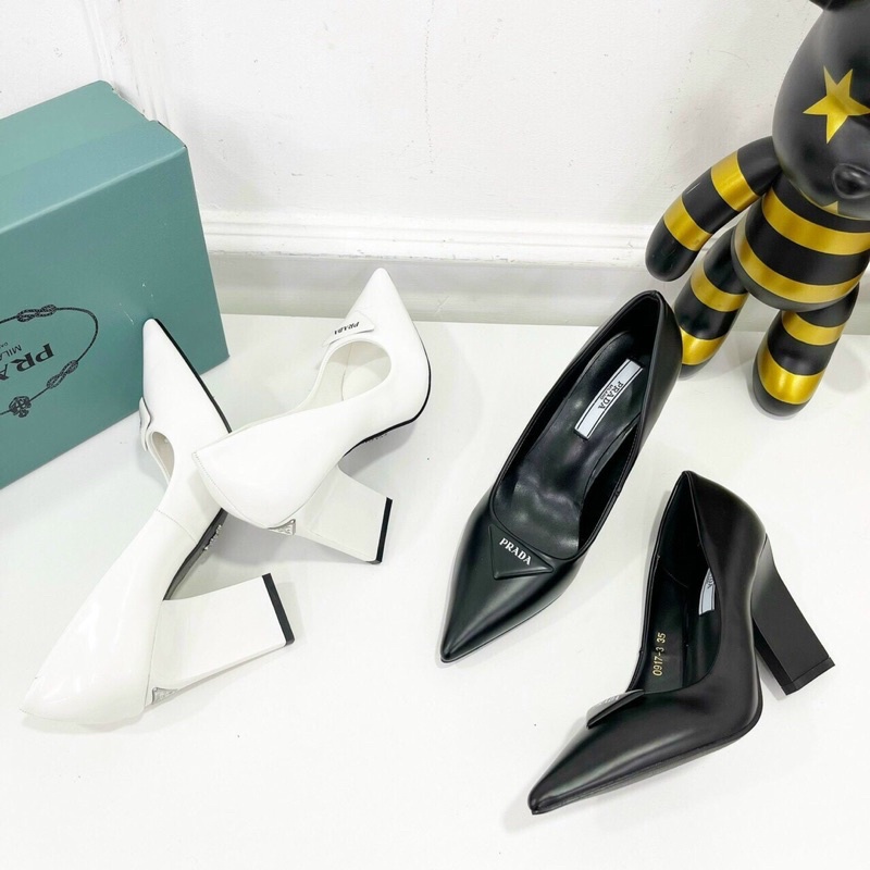 Giày cao gót prada mới