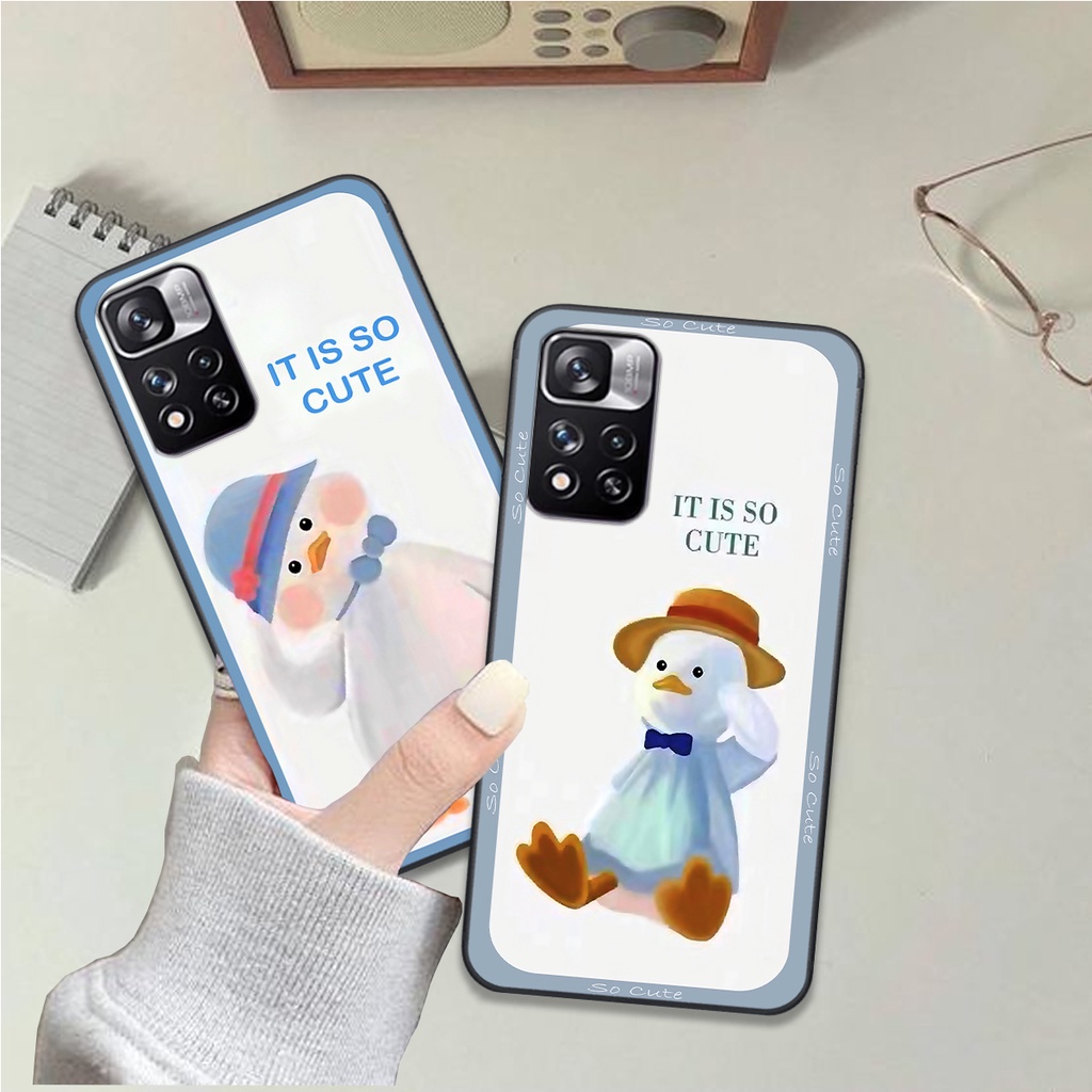 Ốp Xiaomi Redmi Note 11 pro 5g bản CHINA / Redmi Note 11 pro plus bộ hình cute dễ thương gấu thỏ xinh xắn vẽ tay lạ mắt
