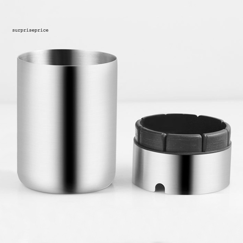 Giá Đỡ Gạt Tàn Thuốc Lá Chống Gió Bằng Thép Không Gỉ Cho Xe Hơi