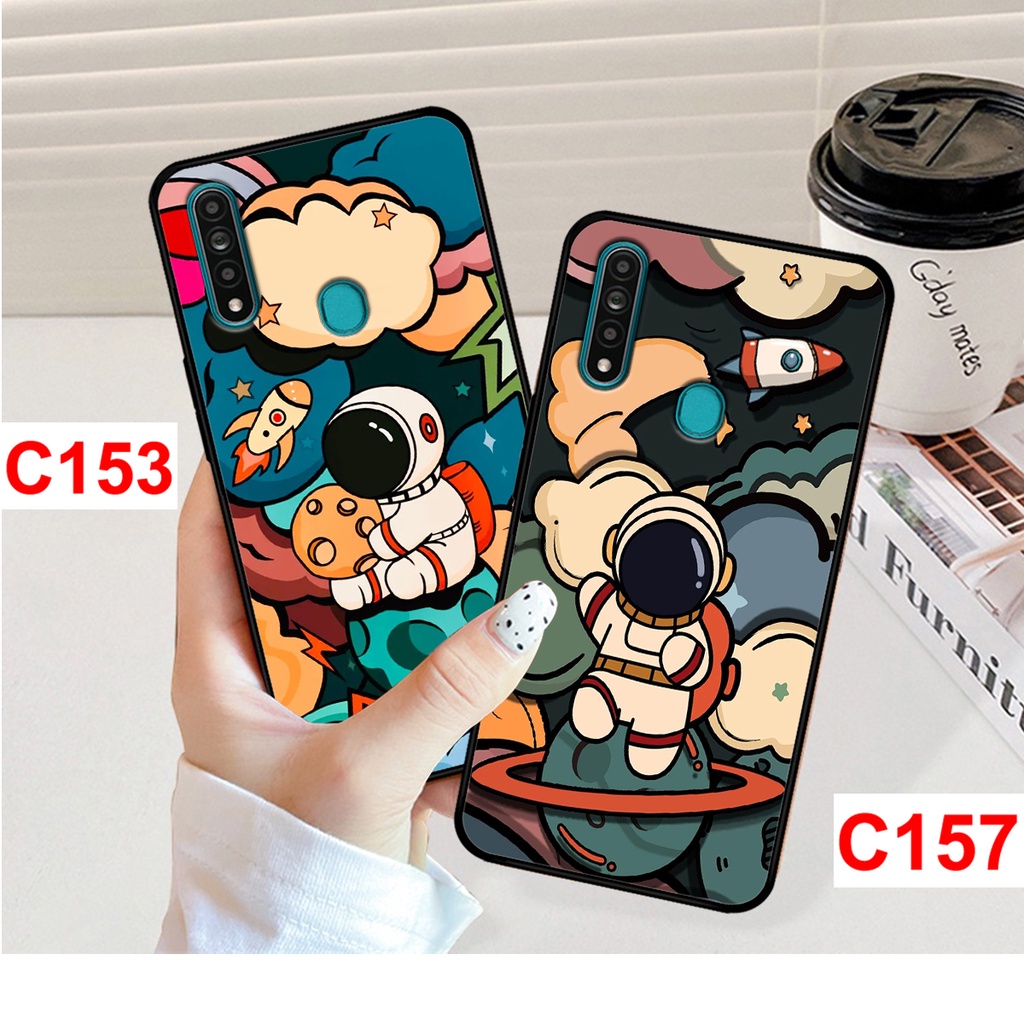 Ốp lưng Oppo A31 in hình vũ trụ phi hành gia. Ốp oppo a31 rẻ bền đẹp.