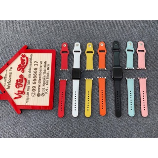 Dây da đa dạng sắc màu cho apple watch