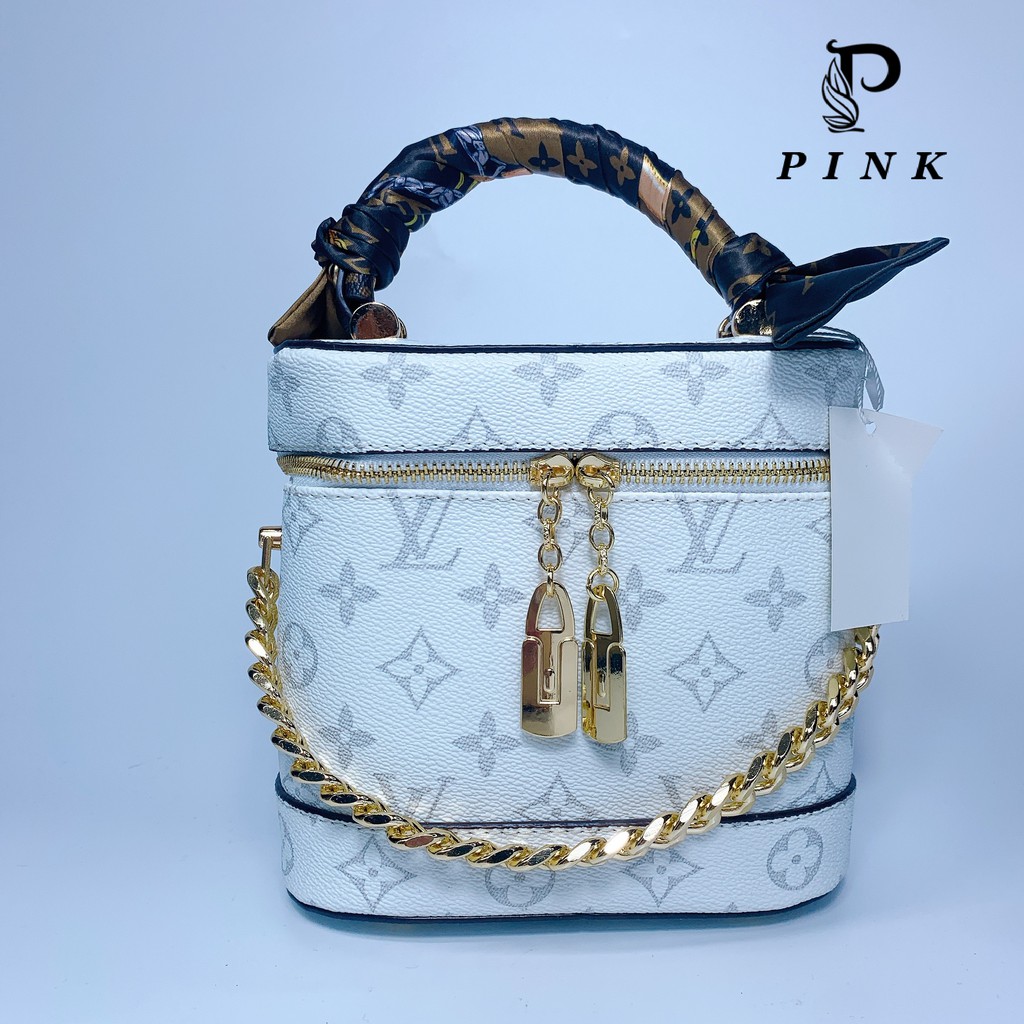 Túi xách nữ cao cấp sang trọng,túi hộp nữ kèm quai đeo chéo mã P11 - PINK SHOP | BigBuy360 - bigbuy360.vn