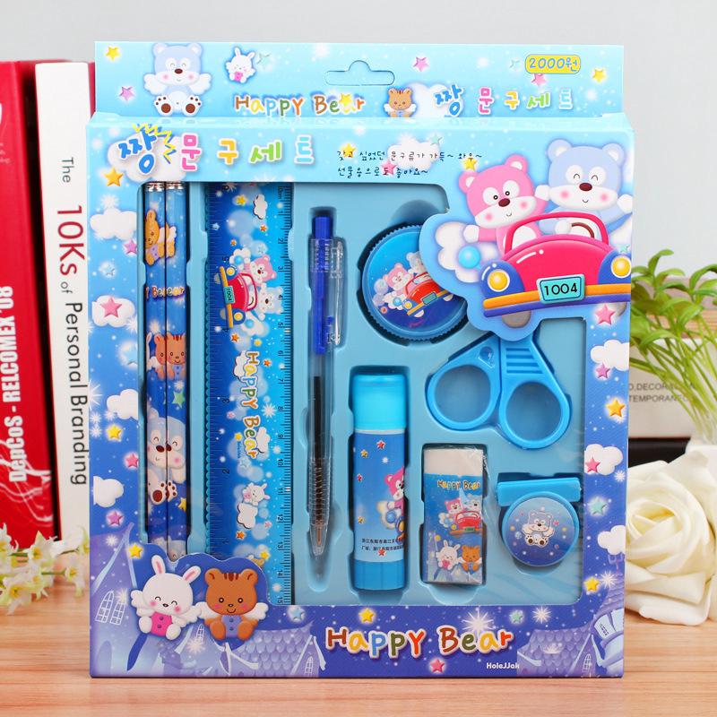 Bộ dụng cụ học tập kiểu dáng dễ thương cho bé
