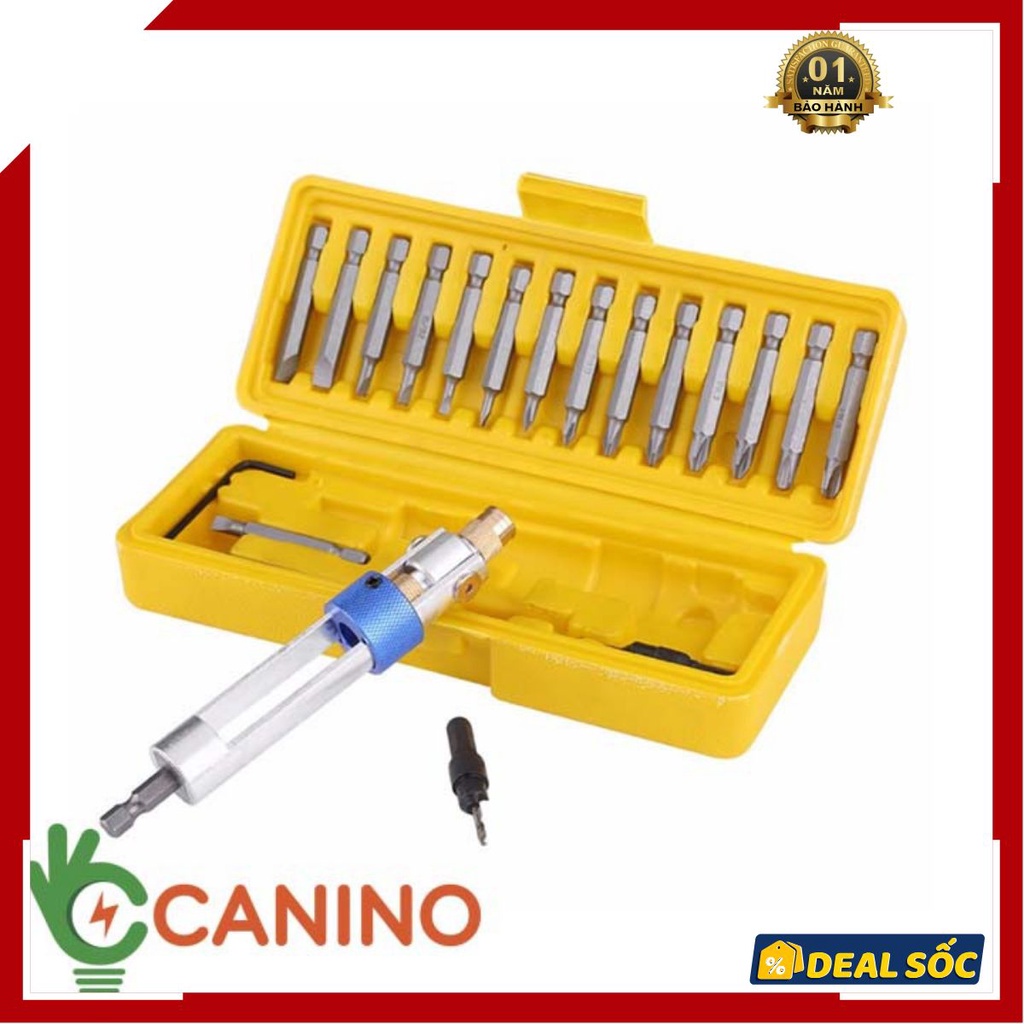 Bộ mũi khoan và bắt vít hai đầu xoay đa năng nhiều mũi khoan, bảo hành 12 tháng, Vặn vít, khoan, đảo chiều vặn nhanh