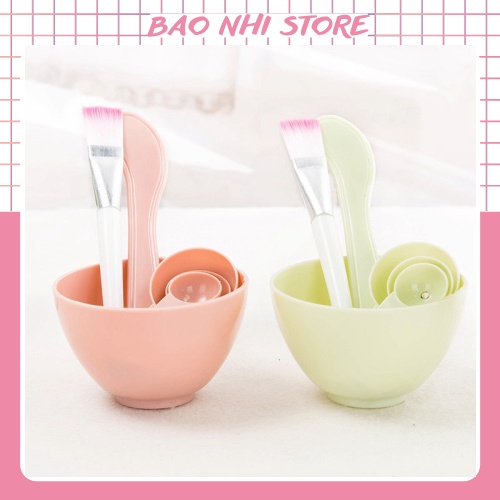 COMBO 2 Bộ Bát Trộn Đắp Mặt Nạ , Set Chén Trộn Mặt Nạ 6in1 Tiện Ích 008946 BẢO NHI SHOP
