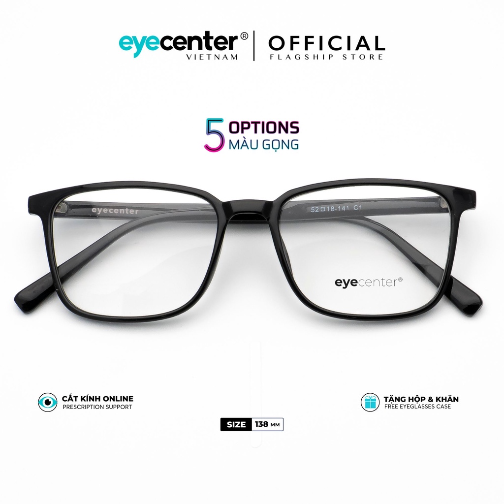 Gọng kính cận nam nữ K21-S chính hãng EYECENTER lõi thép chống gãy nhập khẩu by Eye Center Vietnam
