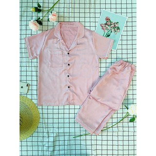 Pyjama lụa satin - đồ ngủ- Đồ bộ mặc nhà- lụa satin