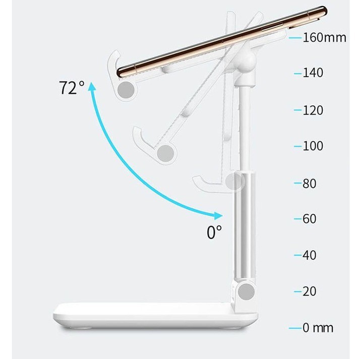 Giá đỡ điện thoại cao cấp để bàn kích thước (11x3)cm dùng cho mọi điện thoại