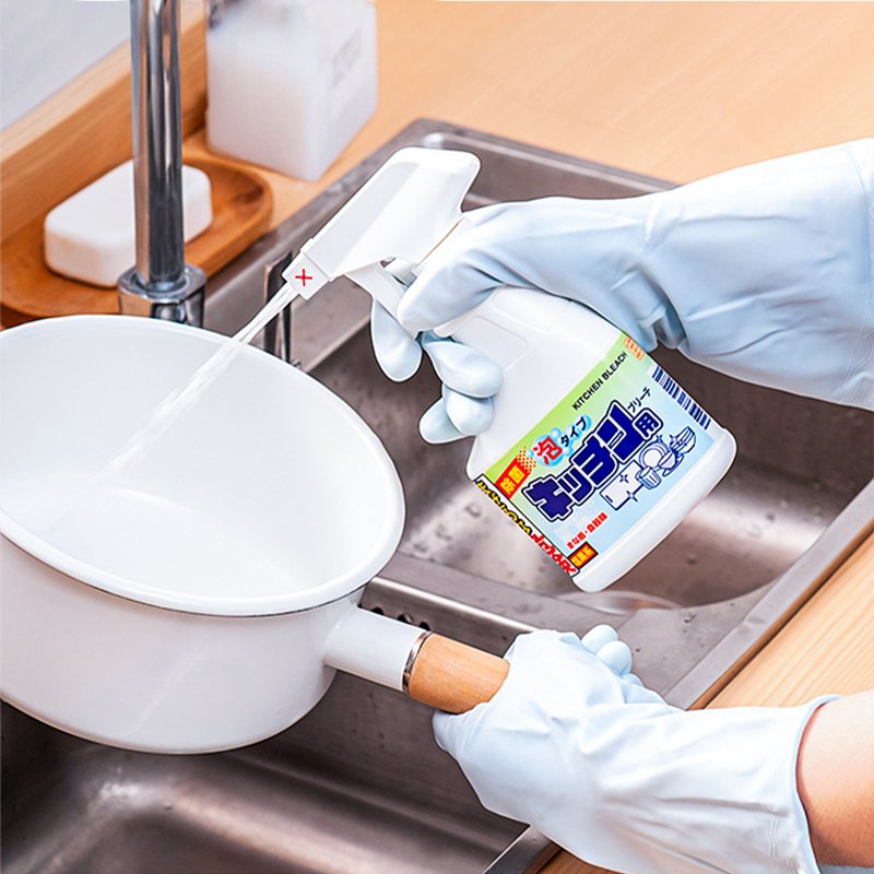 Chai xịt vệ sinh đồ dùng nhà bếp dạng bọt dễ lau chùi Rocket Nhật Bản 300ml, bình xịt tẩy rửa đa năng, xịt tẩy vệ sinh thumbnail