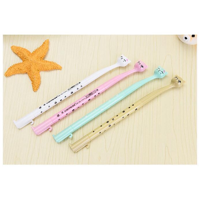 Bút mực hình mèo dễ thương mực đen 0.5mm