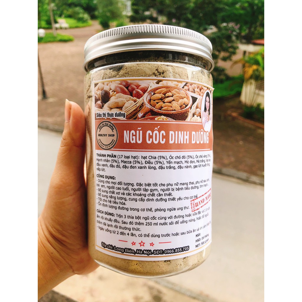 NGŨ CỐC BÀ BẦU SIÊU DINH DƯỠNG (500G) 17 LOẠI HẠT CÓ ATVSTP