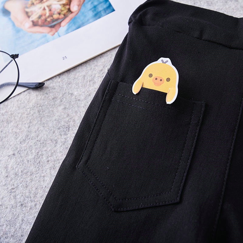 Quần Legging Đen Phong Cách Hàn Quốc Thời Trang Mùa Hè Cho Bé Gái 1-6 Tuổi