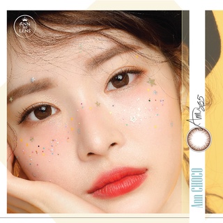 [𝟭 𝗖𝗔̣̆𝗣] Lens 1 Ngày Màu Nâu Choco Cho Mắt Khô Yếu - Ann Choco | Ann365 lens