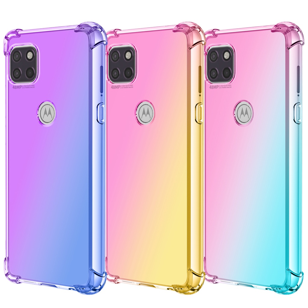 Ốp Điện Thoại TPU Dẻo Trong Suốt Màu Gradient Thời Trang Chống Rơi Cho Motorola Moto G 5G plus 2022 