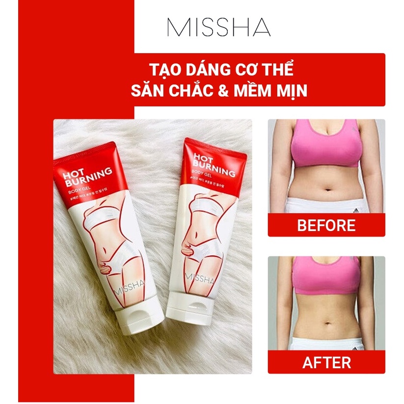 Gel Tan Mỡ Missha Hot Burning Body Gel 200ml