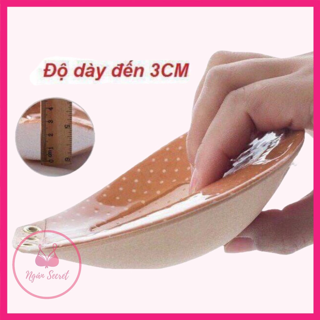 Miếng dán ngực, áo dán cài trước bàn tay đẩy ngực, mút 3cm tạo khe sản phẩm dùng được nhiều lần