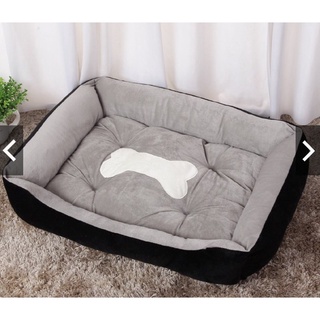 Ổ nệm ngủ size 30x45cm có thành chắn cho chó mèo