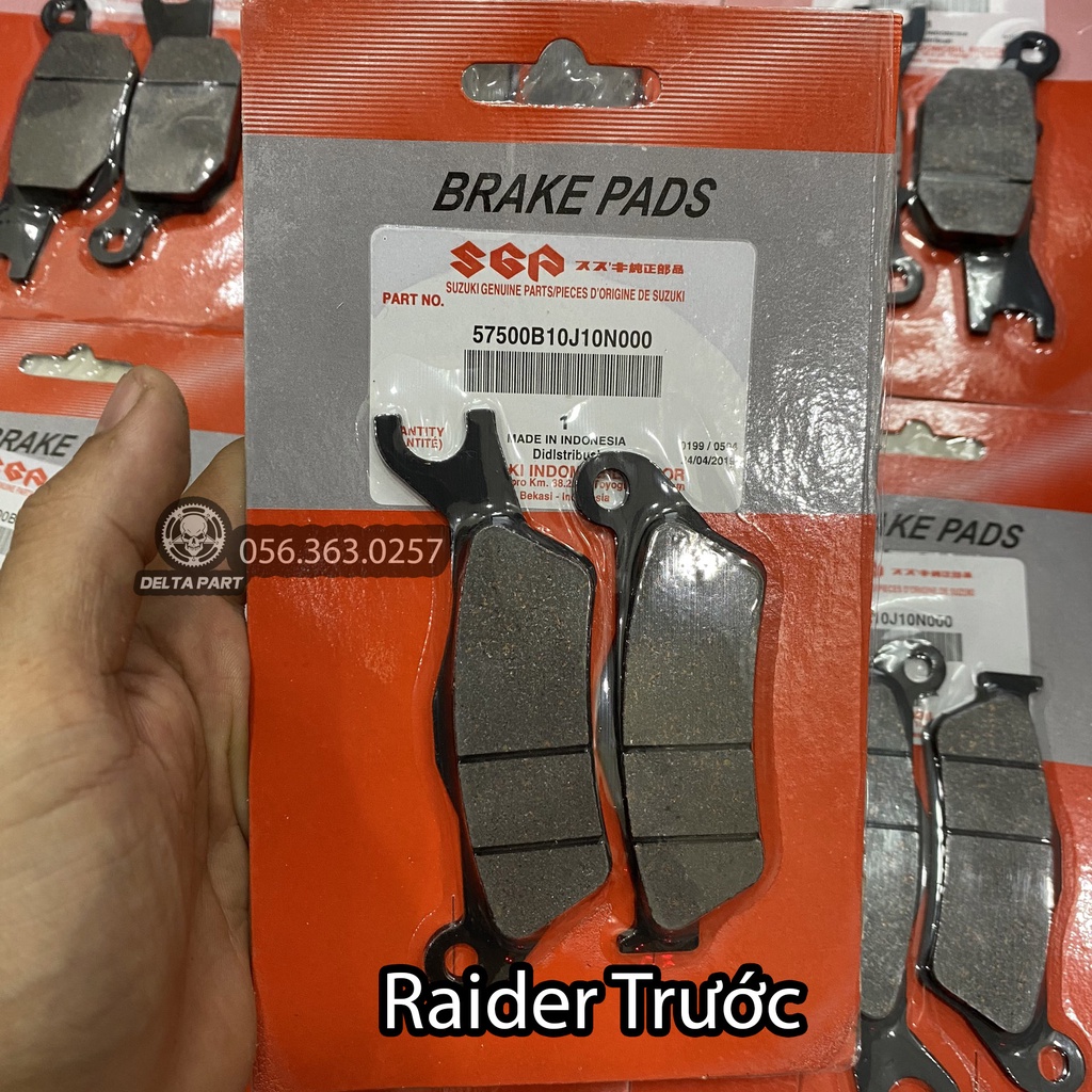 Bố đĩa Raider FI Trước sau - Má phanh Raider FI  - Bố thắng Raider FI