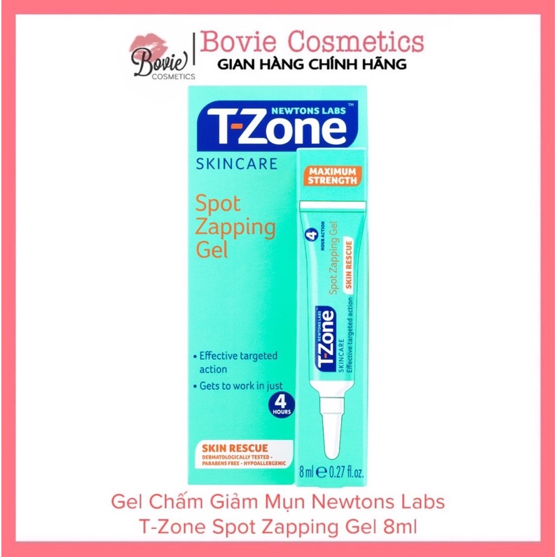 Gel Chấm Giảm Mụn Newtons Labs TZone Cấp Tốc Spot Zapping Gel 8ml