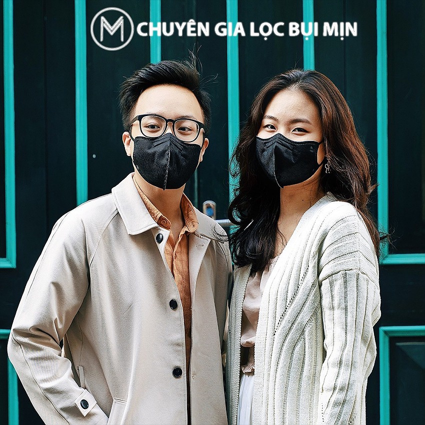 Khẩu trang N99 6d An Mask Pro, công nghệ nano 5 lớp lọc kháng khuẩn 99%, túi 10 cái, nhiều màu lựa chọn, cotienshop87
