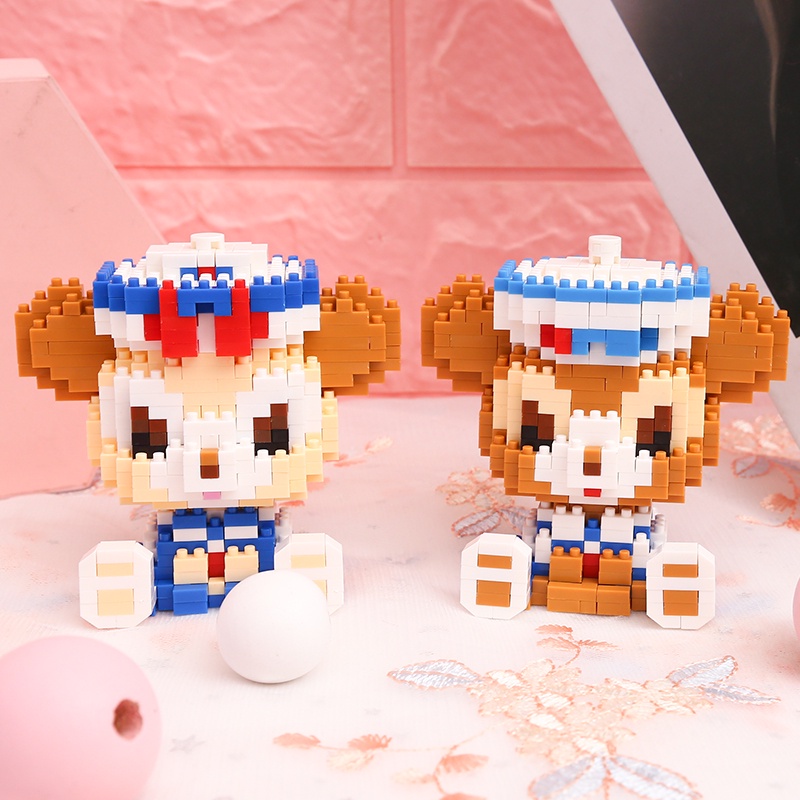 Disney Mô Hình Lắp Ráp 3D Hình Chuột Mickey Minnie Cho Bé