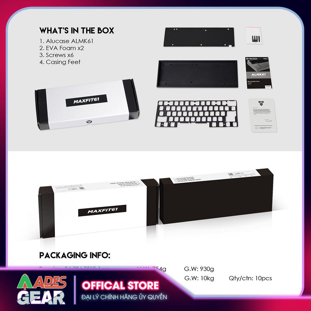 ✔️ Case nhôm bàn phím máy tính 60% FANTECH ALMK61 ✔️ ✔️ BẢO HÀNH 12 THÁNG