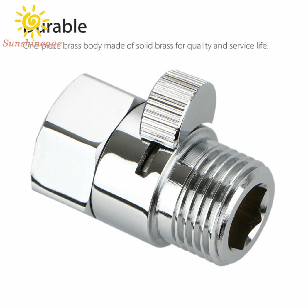 Valve Shut-OFF Shower Accessories Tool Parts Professional Replacement Silver G1/2&quot; Quick Control Valve Durable