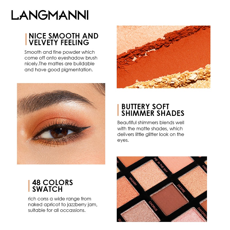 (Hàng Mới Về) Bảng Phấn Mắt 32 Màu Sắc Hiệu Ứng Lì / Ánh Ngọc Trai Lấp Lánh Thời Trang | BigBuy360 - bigbuy360.vn